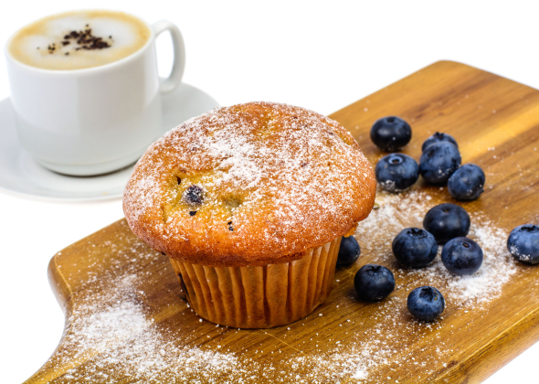 Маффины с черникой