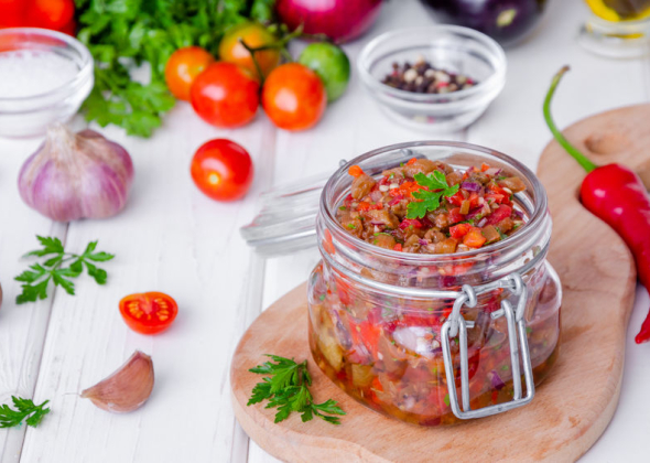 Икра из баклажанов